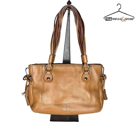 Kate Spade Cognac Pebbled Leather Satchel - Picture 4 of 16